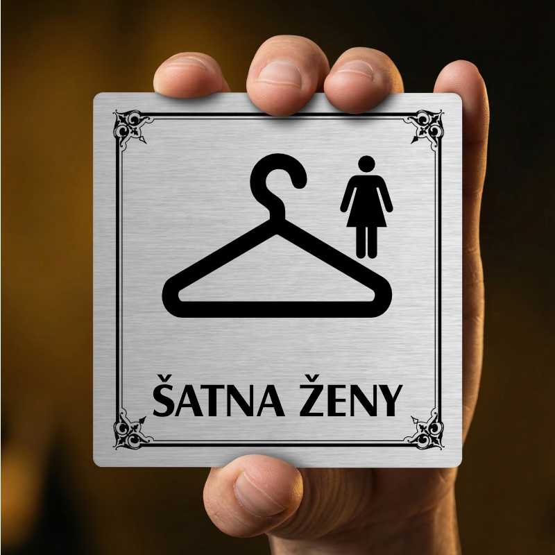 Šatna ženy, 100x100mm, bílá, Texas